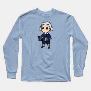 Chibi Joseph Warren (Small Print) Long Sleeve T-Shirt